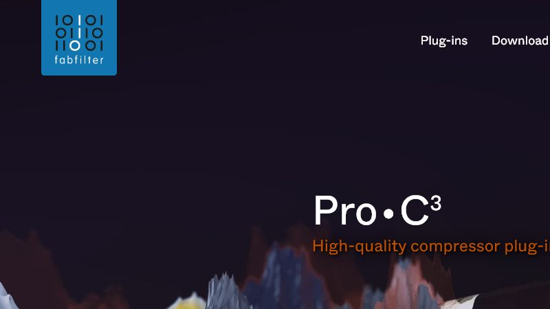 FabFilter homepage preview
