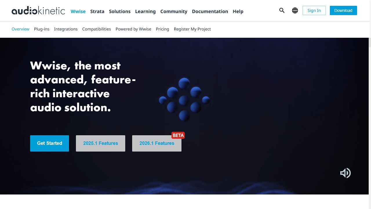 Wwise homepage preview